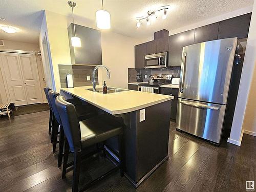 143 348 Windermere Road, Edmonton, AB - Indoor Photo Showing Kitchen With Stainless Steel Kitchen With Double Sink With Upgraded Kitchen