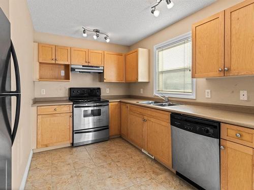 117 12050 17 Avenue, Edmonton, AB - Indoor Photo Showing Kitchen With Double Sink