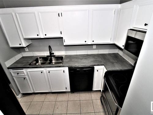 101 12408 161 Avenue, Edmonton, AB - Indoor Photo Showing Kitchen With Double Sink