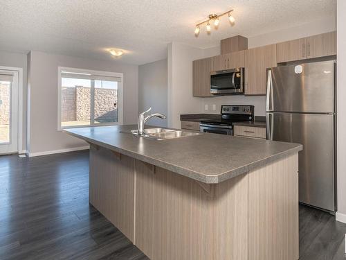 2590 Casey Way, Edmonton, AB - Indoor Photo Showing Kitchen With Stainless Steel Kitchen