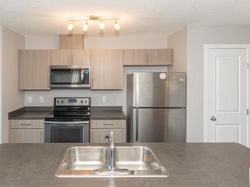 2590 Casey Way, Edmonton, AB - Indoor Photo Showing Kitchen With Stainless Steel Kitchen With Double Sink