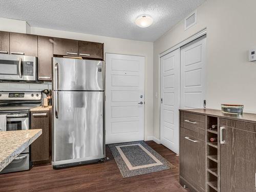 106 14808 125 Street, Edmonton, AB - Indoor Photo Showing Kitchen With Stainless Steel Kitchen