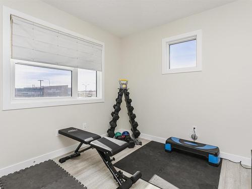 3730 8 Avenue, Edmonton, AB - Indoor Photo Showing Gym Room