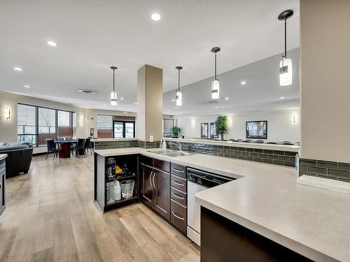 126 7909 71 Street, Edmonton, AB - Indoor Photo Showing Kitchen With Double Sink With Upgraded Kitchen