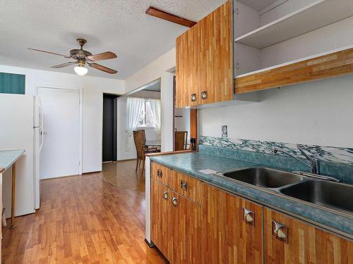 10314 158 Avenue, Edmonton, AB - Indoor Photo Showing Kitchen With Double Sink