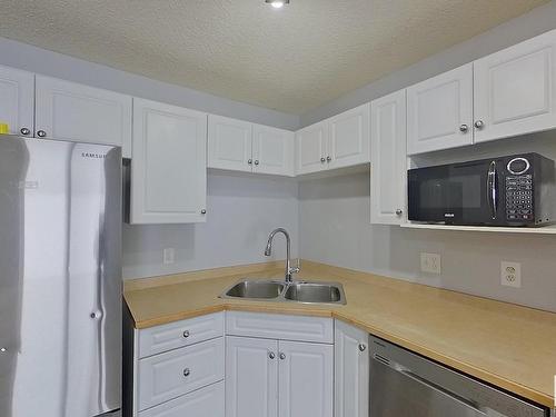 105 245 Edwards Drive, Edmonton, AB - Indoor Photo Showing Kitchen With Double Sink