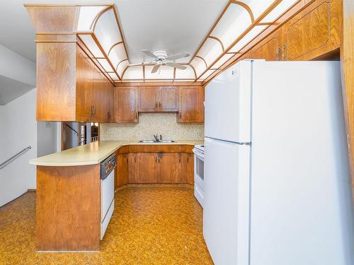 2011 89 Street, Edmonton, AB - Indoor Photo Showing Kitchen With Double Sink