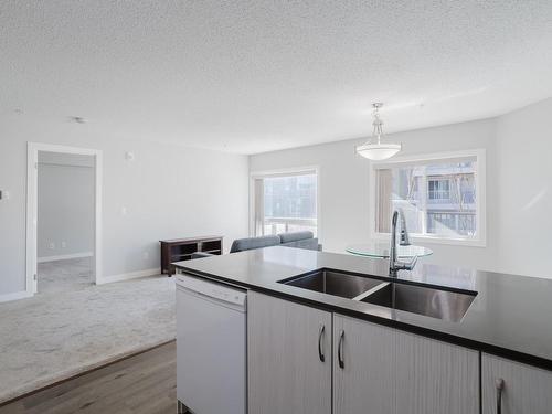 117 11511 27 Avenue, Edmonton, AB - Indoor Photo Showing Kitchen With Double Sink