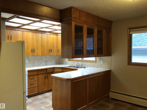 10202 76 Street, Edmonton, AB - Indoor Photo Showing Kitchen With Double Sink