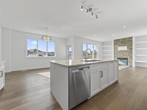 21351 96 Avenue, Edmonton, AB - Indoor Photo Showing Kitchen With Upgraded Kitchen