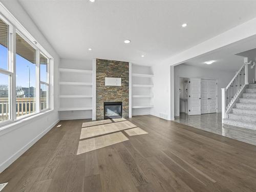 21351 96 Avenue, Edmonton, AB - Indoor Photo Showing Other Room With Fireplace