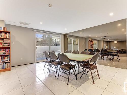 204 9909 110 Street, Edmonton, AB - Indoor Photo Showing Dining Room