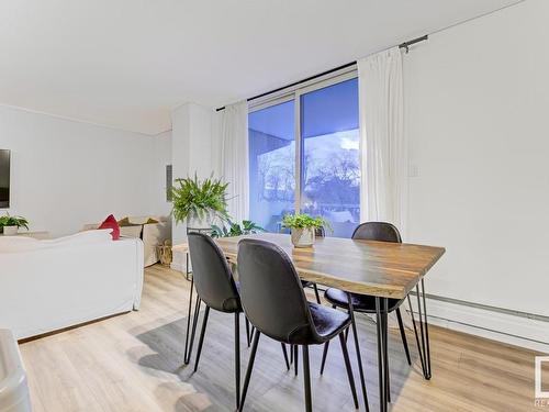 204 9909 110 Street, Edmonton, AB - Indoor Photo Showing Dining Room