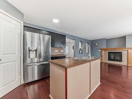 13906 146 Avenue Nw, Edmonton, AB - Indoor Photo Showing Kitchen With Double Sink