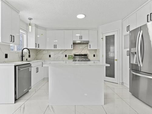 3105 41A Ave, Edmonton, AB - Indoor Photo Showing Kitchen With Upgraded Kitchen