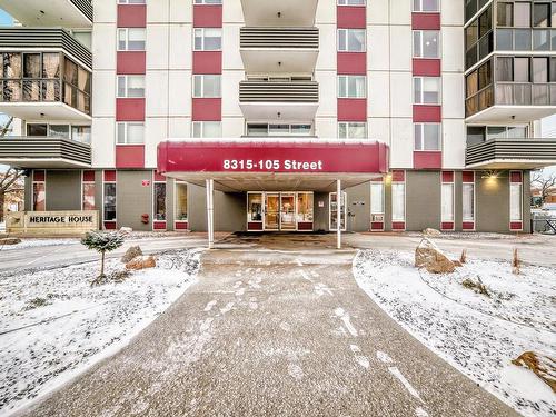 707 8315 105 Street, Edmonton, AB - Outdoor With Facade