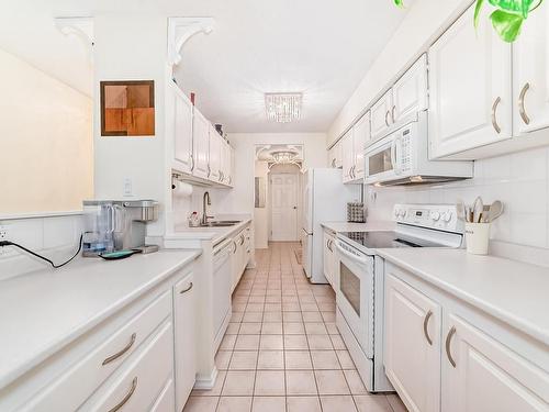 707 8315 105 Street, Edmonton, AB - Indoor Photo Showing Kitchen With Double Sink