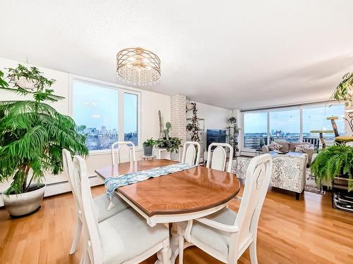 707 8315 105 Street, Edmonton, AB - Indoor Photo Showing Dining Room