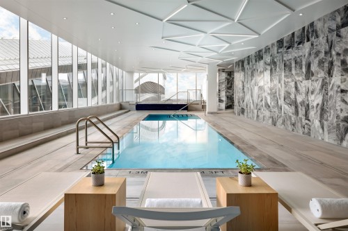 2912 10360 102 Street, Edmonton, AB - Indoor Photo Showing Other Room With In Ground Pool