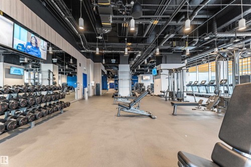 2912 10360 102 Street, Edmonton, AB - Indoor Photo Showing Gym Room