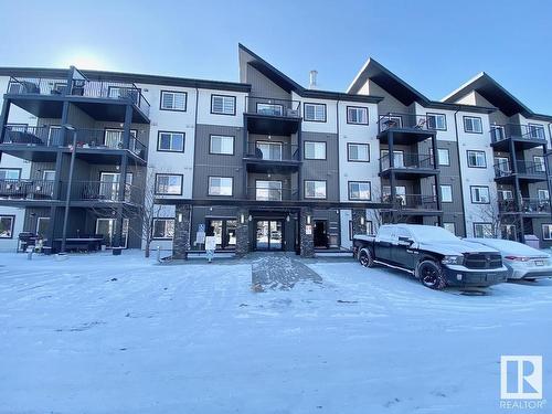 434 504 Albany Way, Edmonton, AB - Outdoor With Balcony With Facade