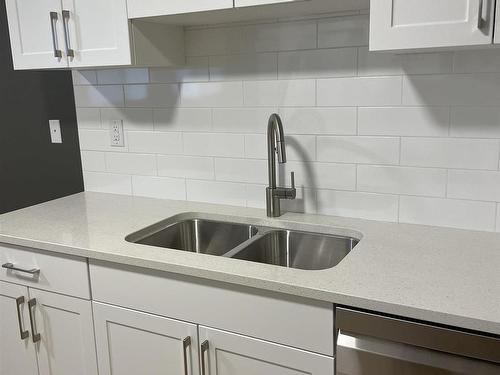 9341 95 Street, Edmonton, AB - Indoor Photo Showing Kitchen With Double Sink