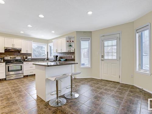 8918 159A Avenue, Edmonton, AB - Indoor Photo Showing Kitchen With Double Sink