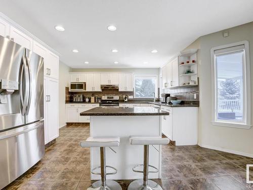 8918 159A Avenue, Edmonton, AB - Indoor Photo Showing Kitchen With Upgraded Kitchen