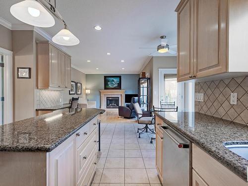 211 Darlington Crescent, Edmonton, AB - Indoor Photo Showing Kitchen With Upgraded Kitchen