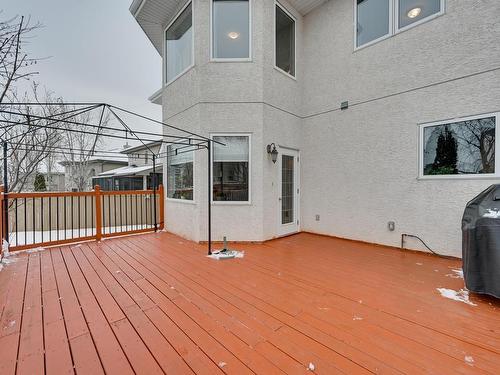 946 Hollingsworth Bend, Edmonton, AB - Outdoor With Deck Patio Veranda With Exterior