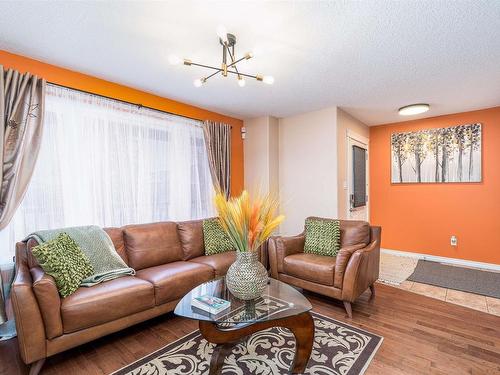 10335 160 Street, Edmonton, AB - Indoor Photo Showing Living Room