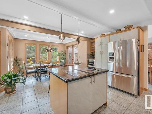 19 Rhatigan Road E, Edmonton, AB - Indoor Photo Showing Kitchen