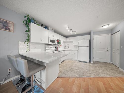 214 10535 122 Street, Edmonton, AB - Indoor Photo Showing Kitchen