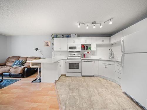 214 10535 122 Street, Edmonton, AB - Indoor Photo Showing Kitchen