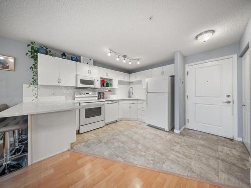 214 10535 122 Street, Edmonton, AB - Indoor Photo Showing Kitchen