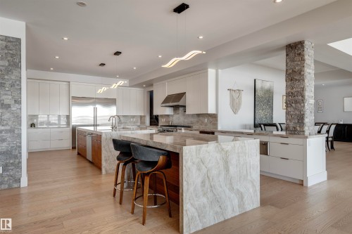 B 25056 Twp Road 492, Rural Leduc County, AB - Indoor Photo Showing Kitchen With Upgraded Kitchen