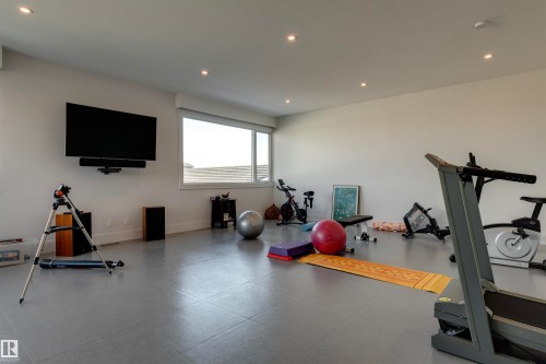 B 25056 Twp Road 492, Rural Leduc County, AB - Indoor Photo Showing Gym Room