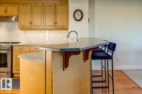 604 10108 125 Street, Edmonton, AB - Indoor Photo Showing Kitchen