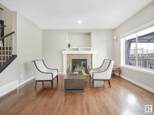 5911 168 Avenue, Edmonton, AB - Indoor With Fireplace