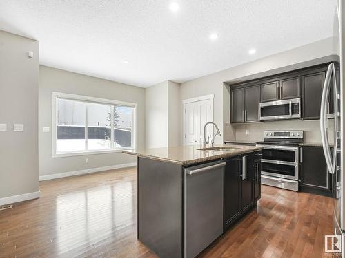 5911 168 Avenue, Edmonton, AB - Indoor Photo Showing Kitchen With Upgraded Kitchen