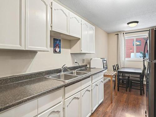 203 11308 108 Avenue, Edmonton, AB - Indoor Photo Showing Kitchen With Double Sink