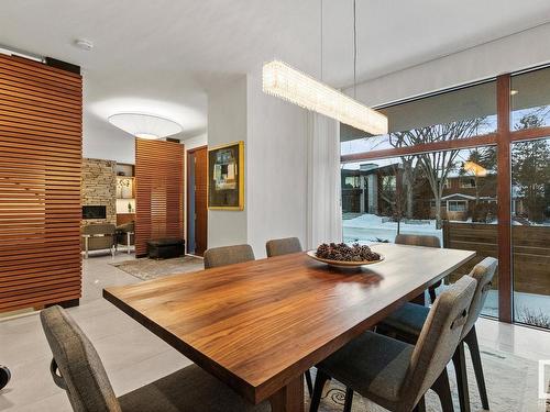 9739 145 Street, Edmonton, AB - Indoor Photo Showing Dining Room