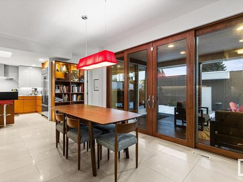 9739 145 Street, Edmonton, AB - Indoor Photo Showing Dining Room