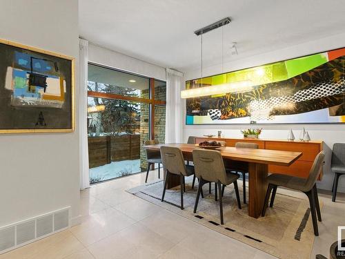 9739 145 Street, Edmonton, AB - Indoor Photo Showing Dining Room