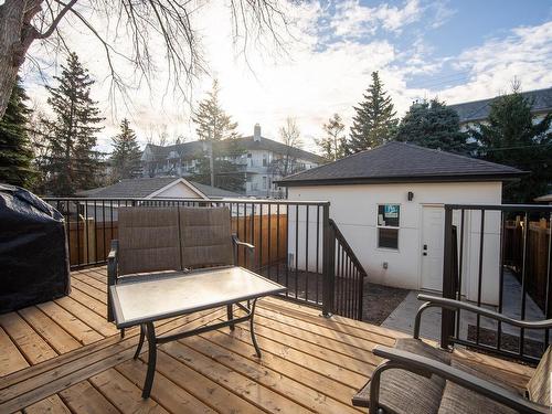 11571 80 Avenue, Edmonton, AB - Outdoor With Deck Patio Veranda With Exterior