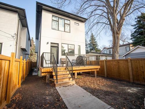 11571 80 Avenue, Edmonton, AB - Outdoor With Deck Patio Veranda