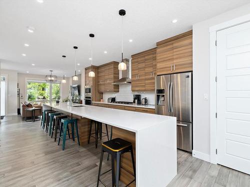 10917 79 Avenue, Edmonton, AB - Indoor Photo Showing Kitchen With Upgraded Kitchen