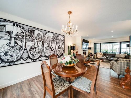 9727 141 Street, Edmonton, AB - Indoor Photo Showing Dining Room