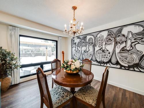 9727 141 Street, Edmonton, AB - Indoor Photo Showing Dining Room