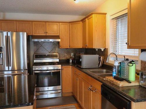 2311 Lemieux Place, Edmonton, AB - Indoor Photo Showing Kitchen With Stainless Steel Kitchen With Double Sink